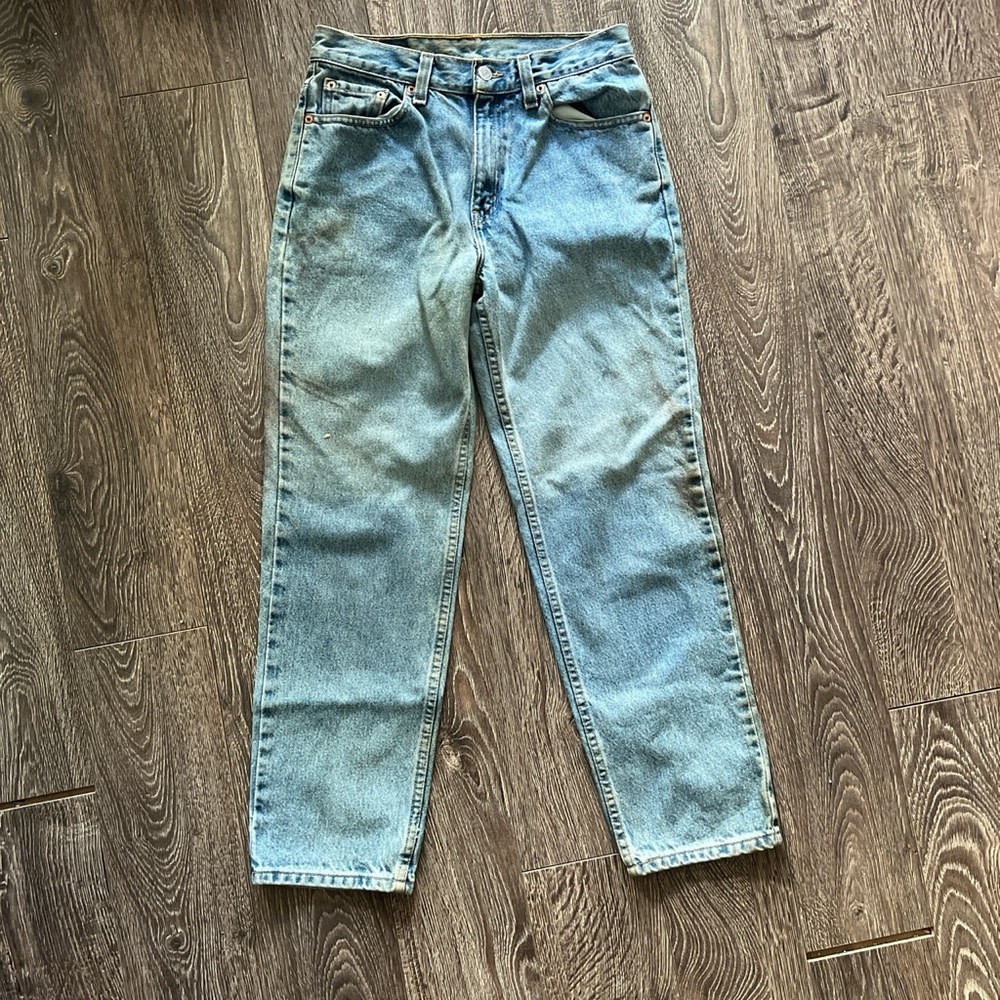 Levi’s 512 Jeans Mud Wash Made in USA Red Tab Slim Fit Straight Leg - 8P M